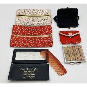 Lot Of 6 Vintage Ladies Purse Accessories